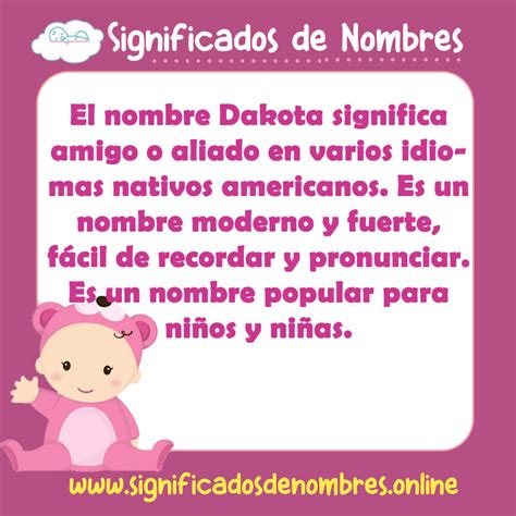 significado del nombre dakota|Dakota: Significado y origen de este nombre tan poderoso